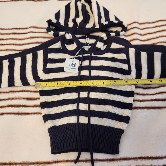 Lucy Sykes Baby Knit Striped Hoodie - Picture 6 of 7
